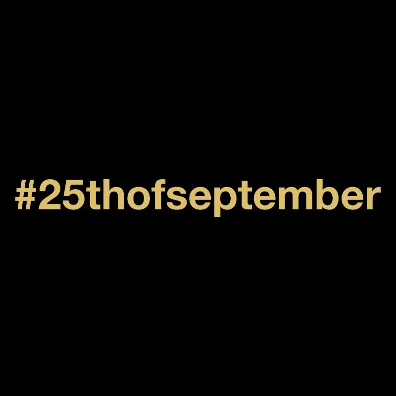 geboren am 25. September Geburtstag birthday