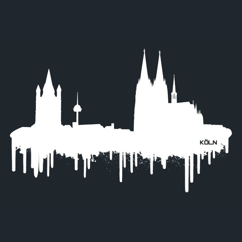 Skyline Cologne - White