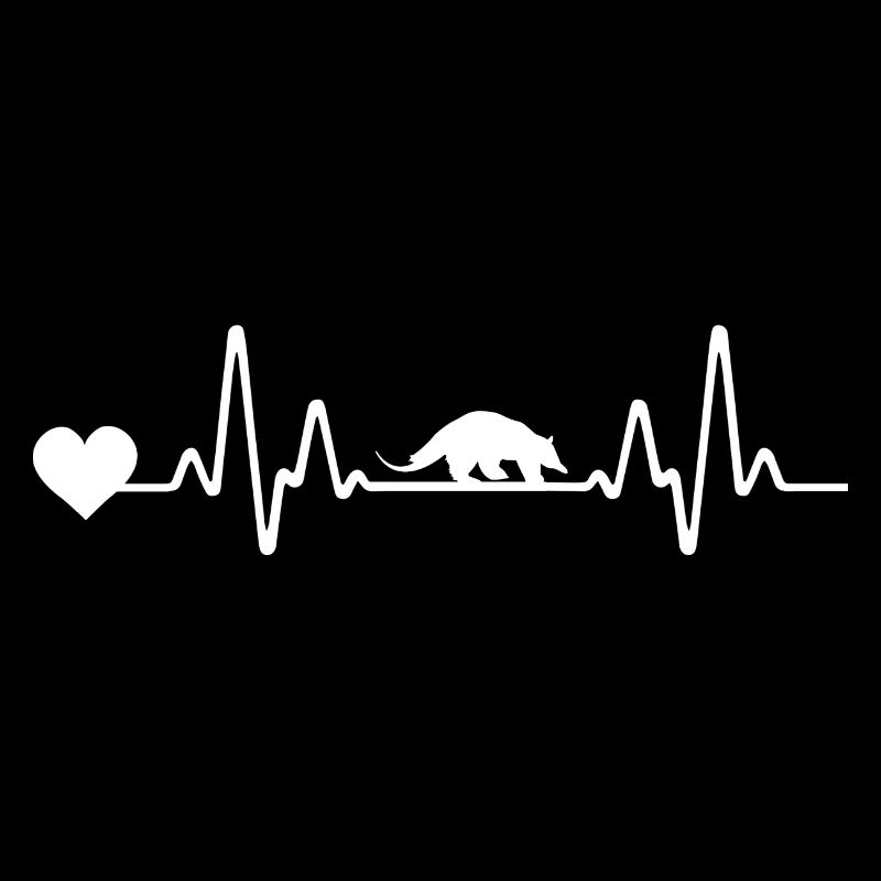 Fourmilier de ligne ECG Heartbeat
