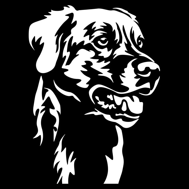 Labrador Kopf "Black Edition"