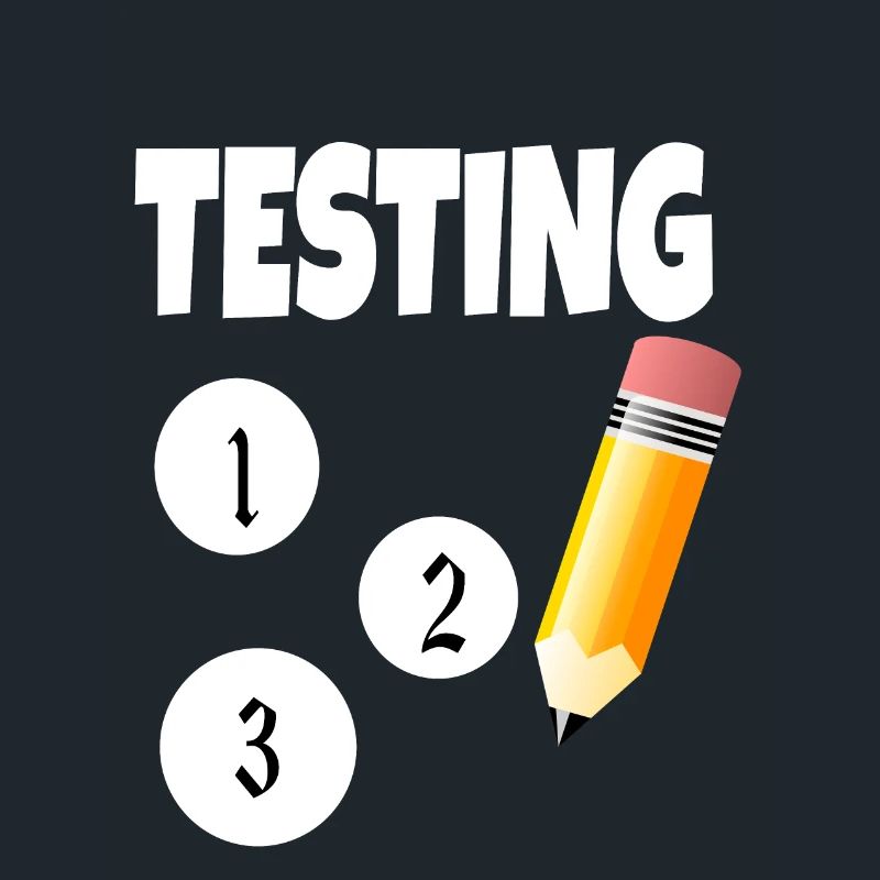 Testing 123 with pencil