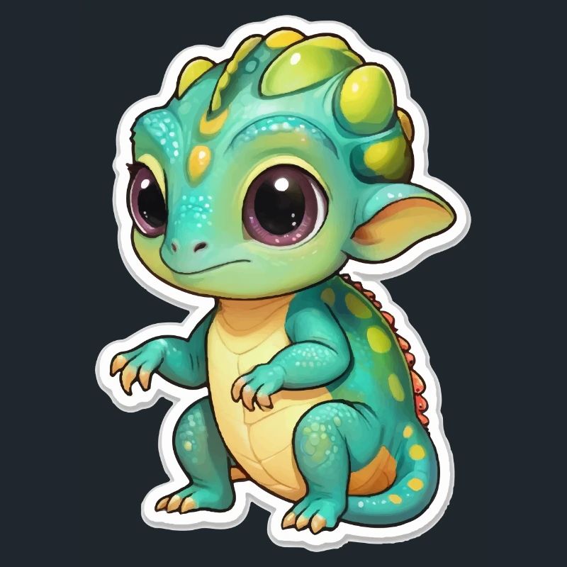 Caméléon mignon