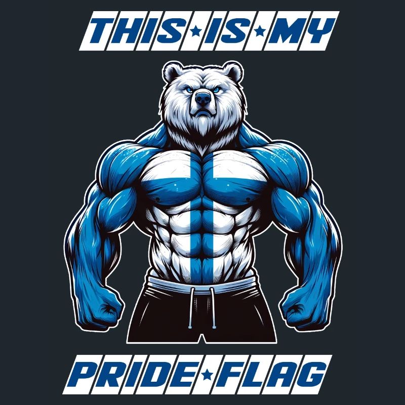 That is my pride flag Finland bear