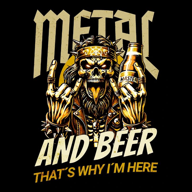 HEAVY METAL AND BEER THAT´S WHY I´M HERE