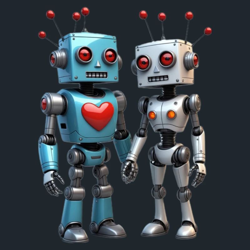 Roboter Pärchen