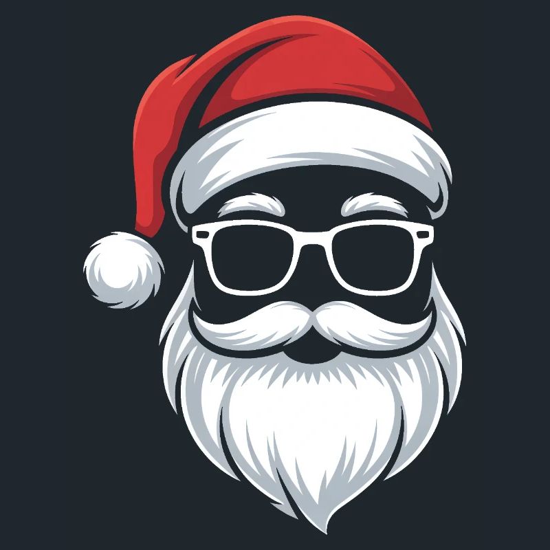 Noël geek avec des lunettes