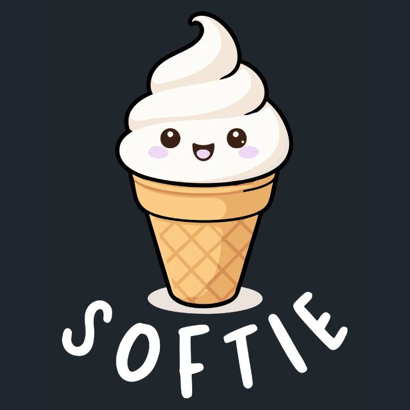 Softie Softeis Liebe Minimal Statement