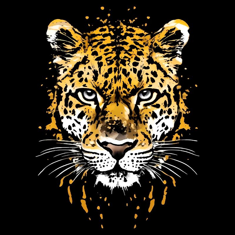 Tête de guépard africaine
