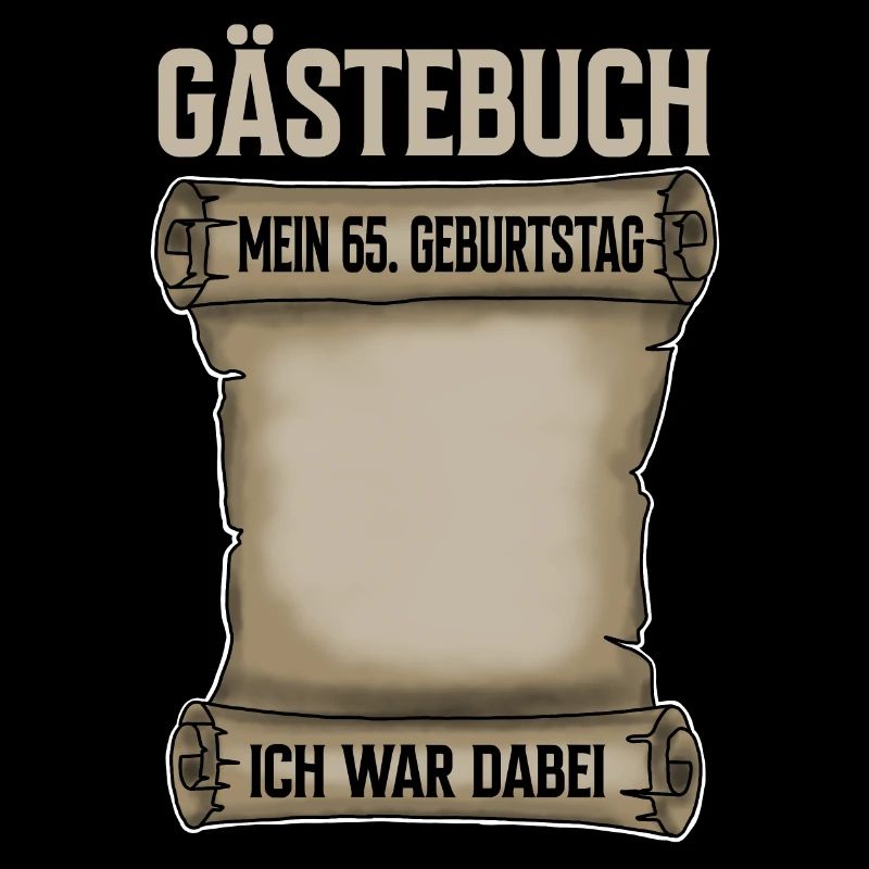 65. Geburtstag Gästebuch
