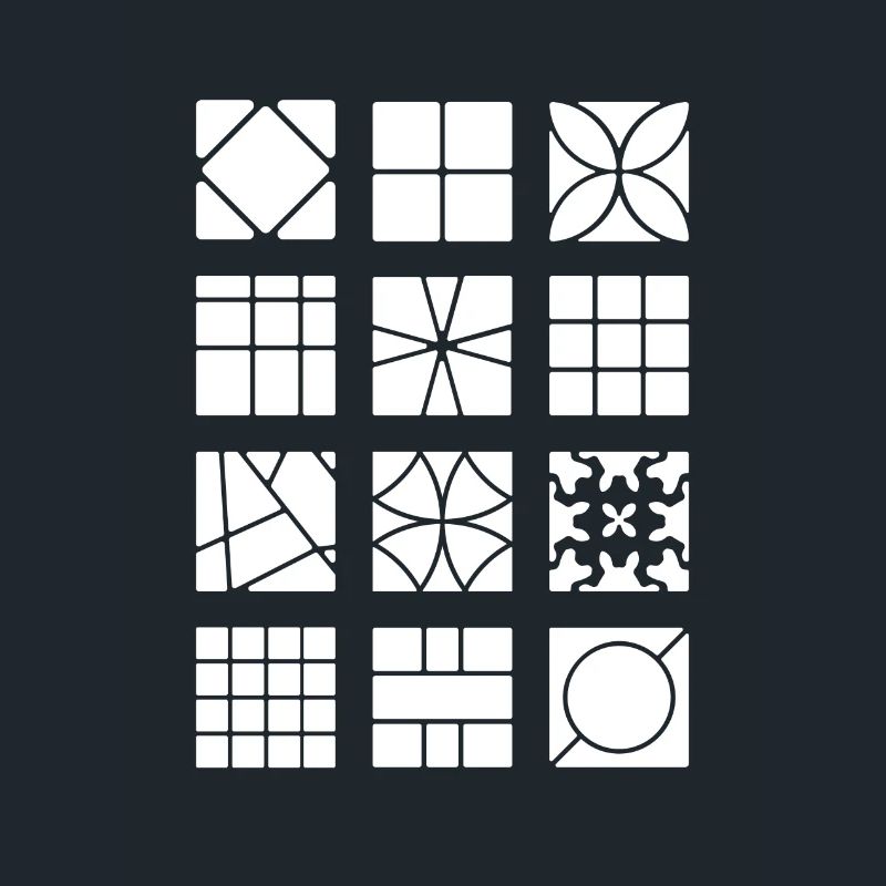 White cubes
