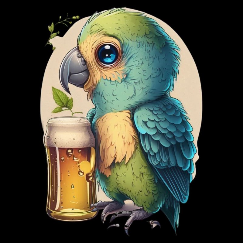 Perroquet de bière sucrée