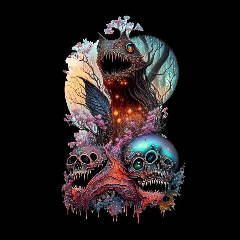 Motif monstre « Il y a quelque chose dans la brousse »