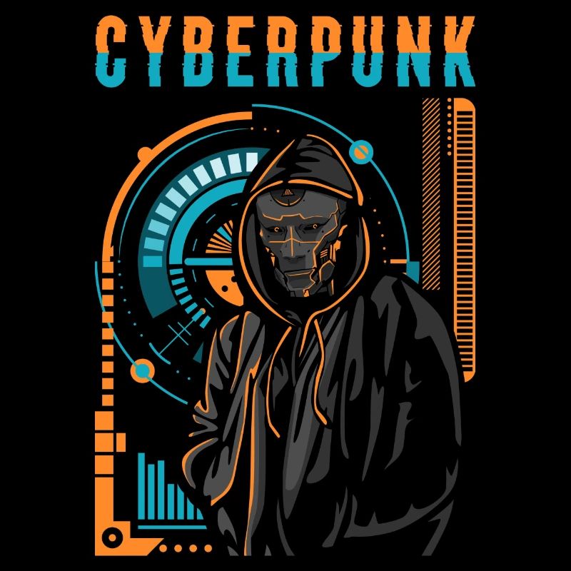 Cyberpunk Rétro Manga Science-fiction