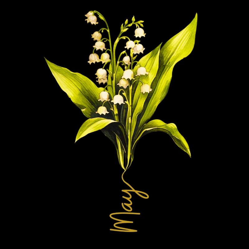 Maiglöckchen Naturalistisches Design