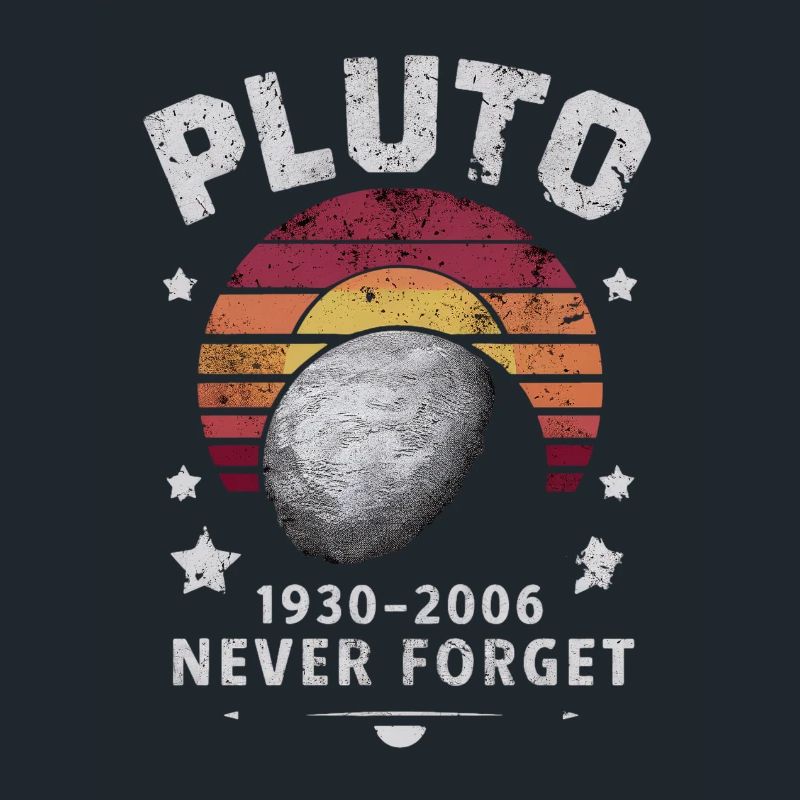 Pluto 1930-2006 Never Forget Retro Style
