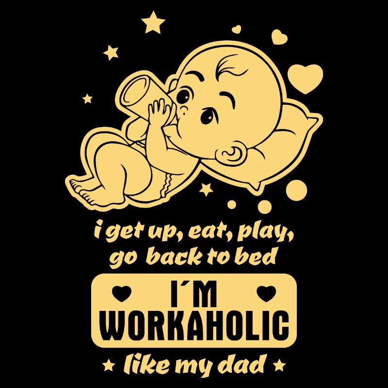 Comptine pour bébé bourreau de travail - Tel père, tel enfant