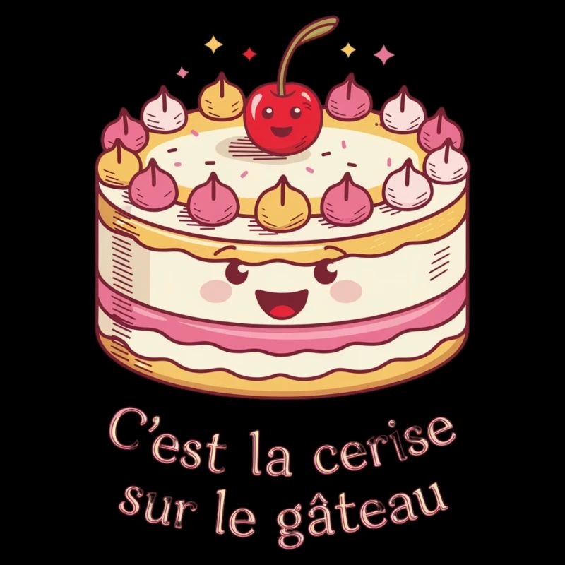 C'est la cerise sur le gâteau • humouristique