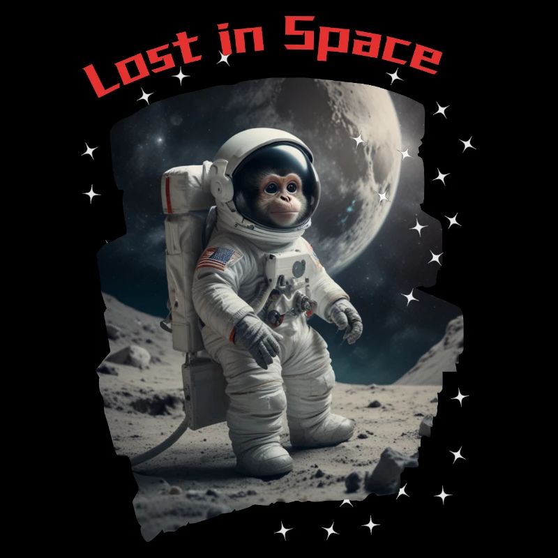Lost in Space - Monkey as Astronaut