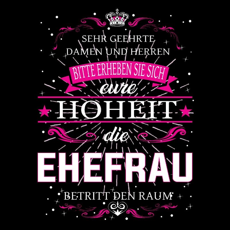 Eure Hoheit die Ehefrau betritt den Raum