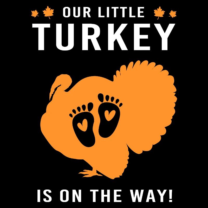 Thanksgiving Gender Reveal Werdende Mutter