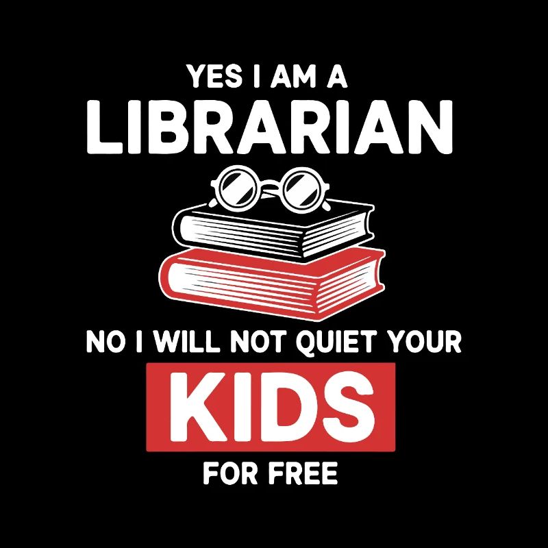 Humor-Bibliothekar, keine Kinder