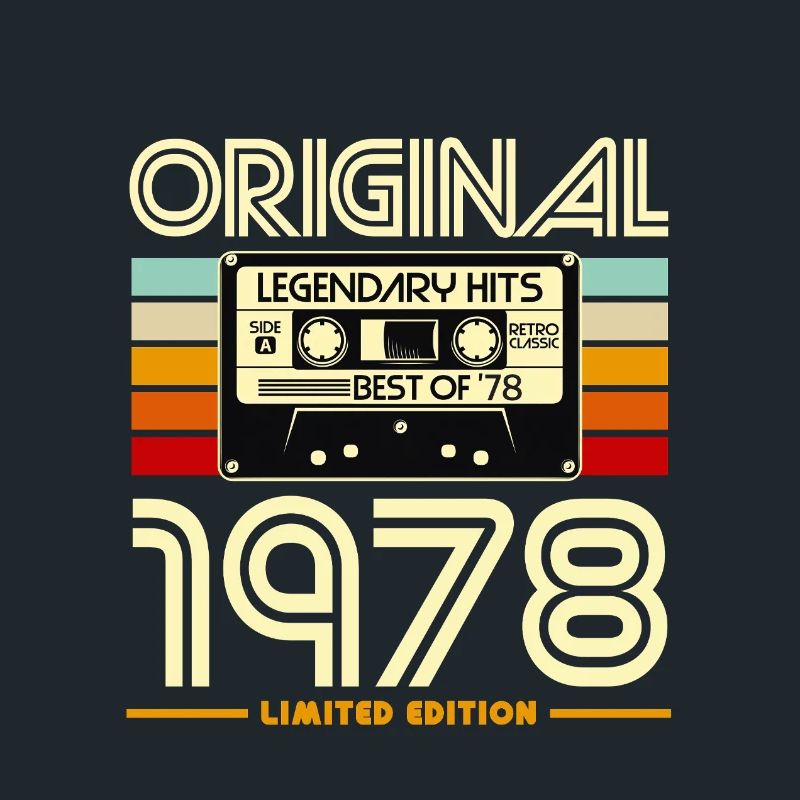 Original 1978 Cassette Retro Limitee