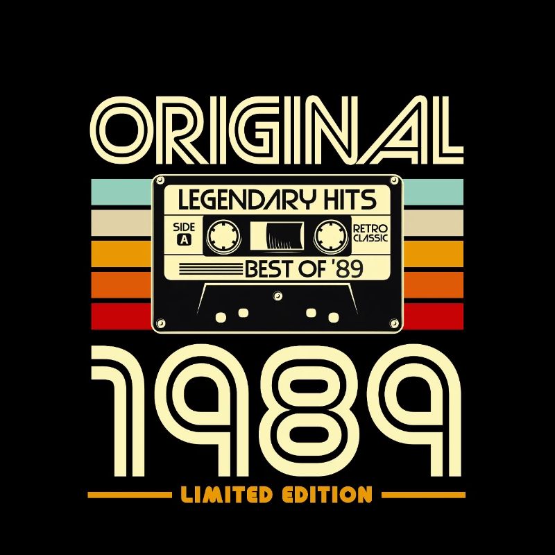 1989 Cassette Retro Édition Limitée