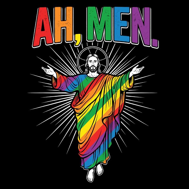 LGBTQ Pride Month - Jesus. Ah, men