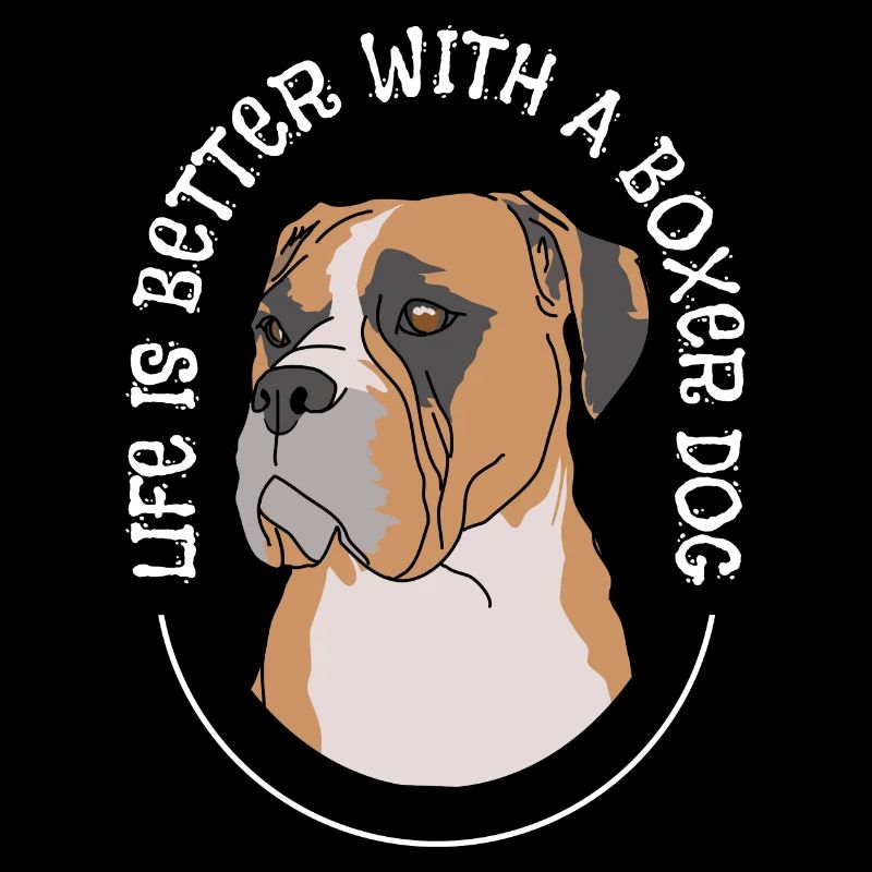 Boxerhundeleben ist besser mit einem Boxerhund