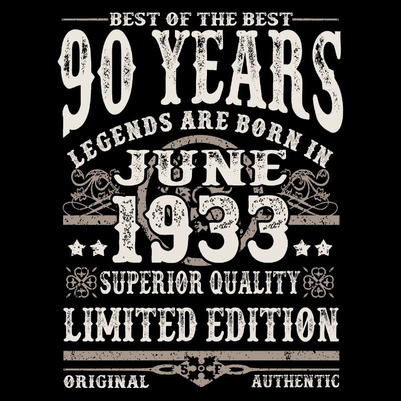 Born in Juni 1933 - 90 years old