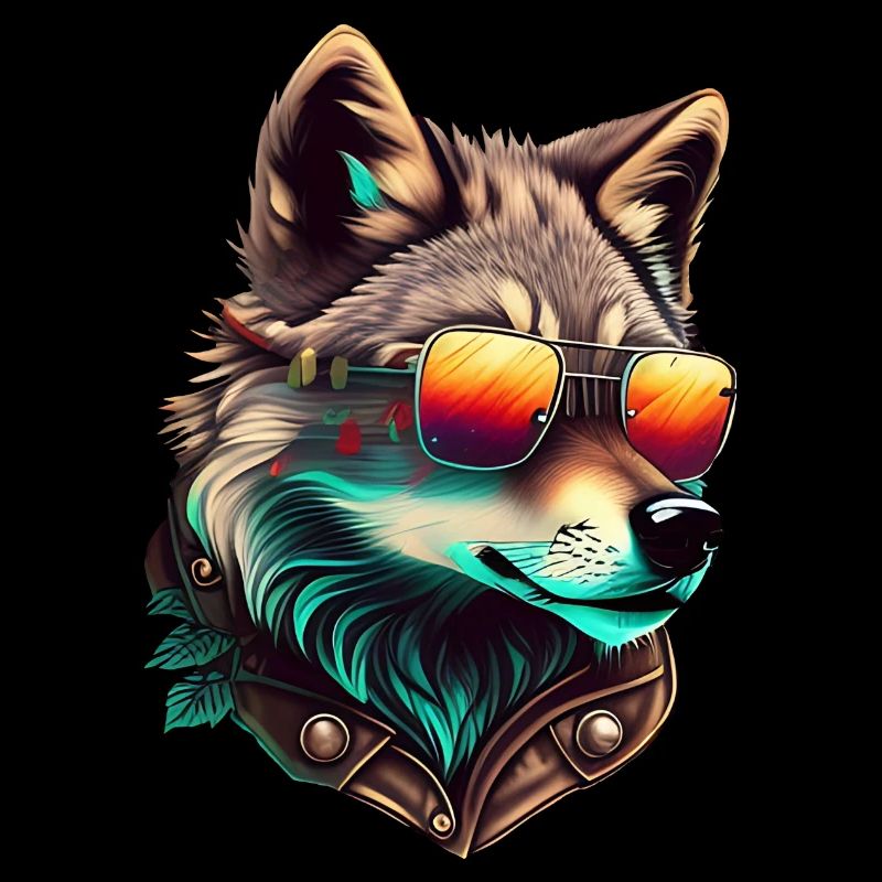 cooler Wolf