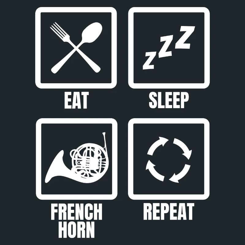Manger Dormir Cor Français Répéter