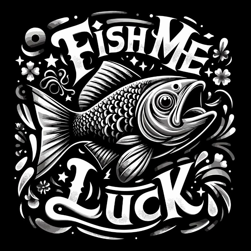 Fisch mir Glück Angeln Geschenk