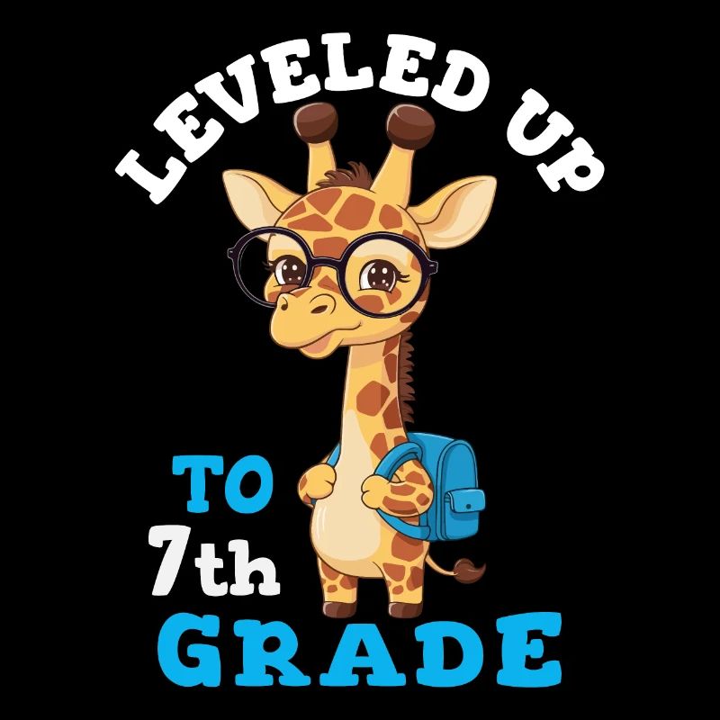 Leveled up to 7th grade - Funny Giraffe