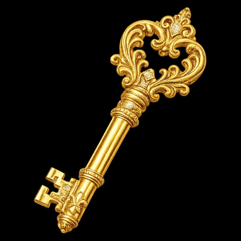 Golden Ornament Key
