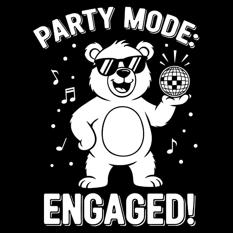 Ours en mode fête : Engagé !