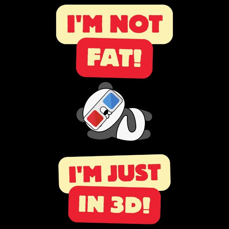Ich bin nicht fett, ich bin nur in 3D Panda