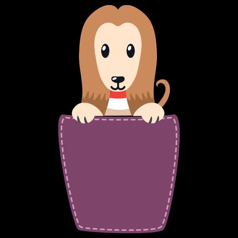 Lévrier dans la poche poitrine