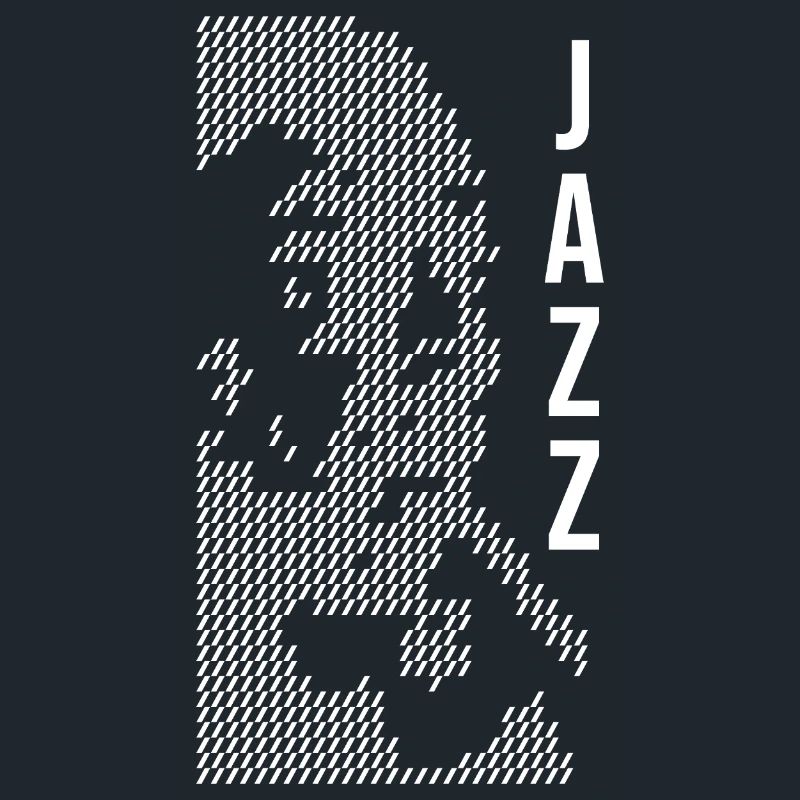Jazz Halftone Portrait