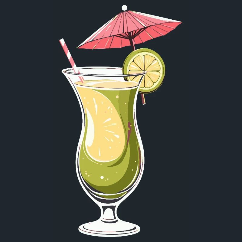Cocktail tropical au citron vert