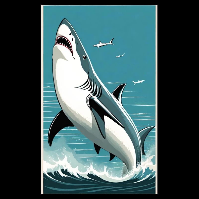Requin | Grand requin blanc | Créature marine | Poisson
