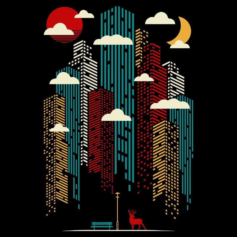Abstrait moderne - Urban modern colorful building