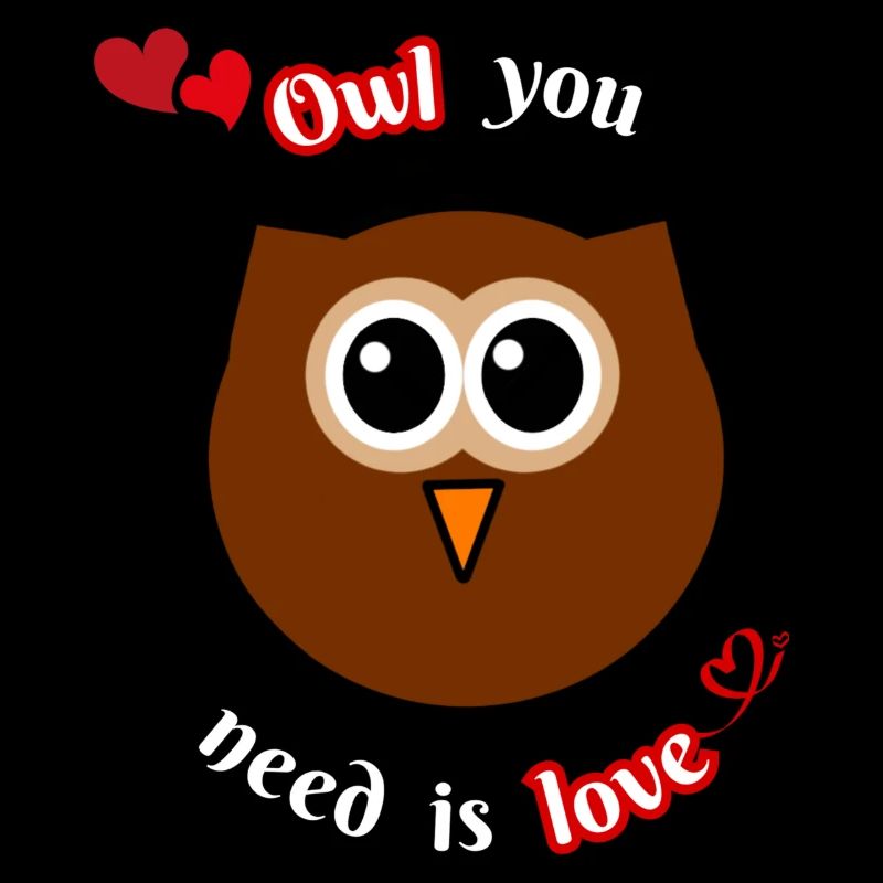 Eule Große Liebe