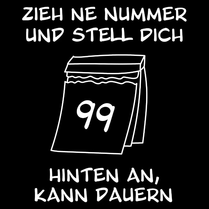 Draw a number and stand in line at the back