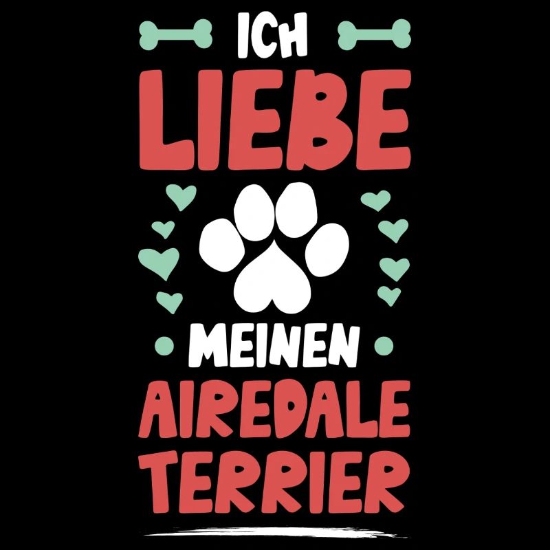 Ich liebe meinen Airedale Terrier