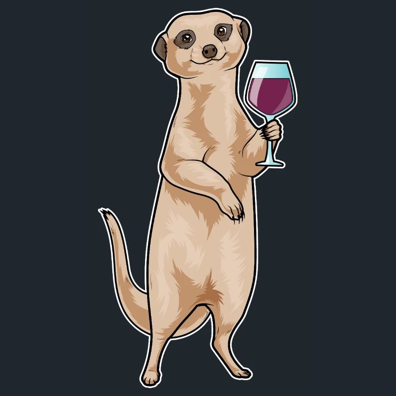 Vin rouge de suricate
