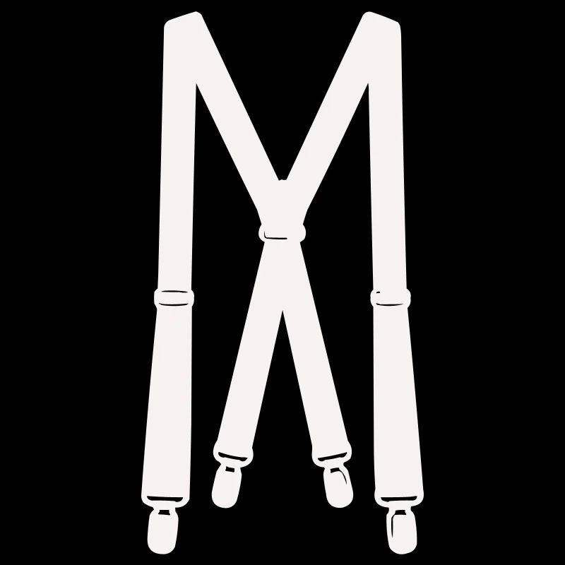 Illustration des bretelles blanches