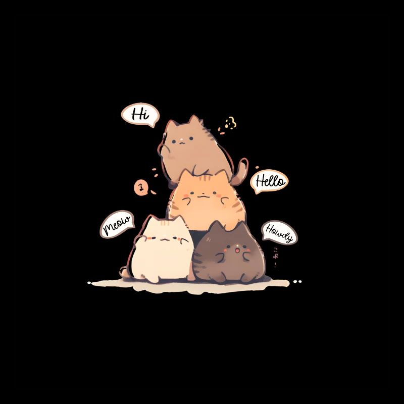 4 Cute Cats