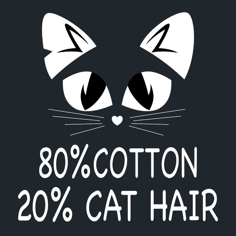 80% Coton, 20% Poil de chat