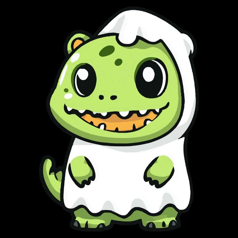 Alligator Halloween Comic Geist